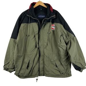VTG Pep‎ Boys Indy Racing League Team Green Racing Jacket XL Swingster